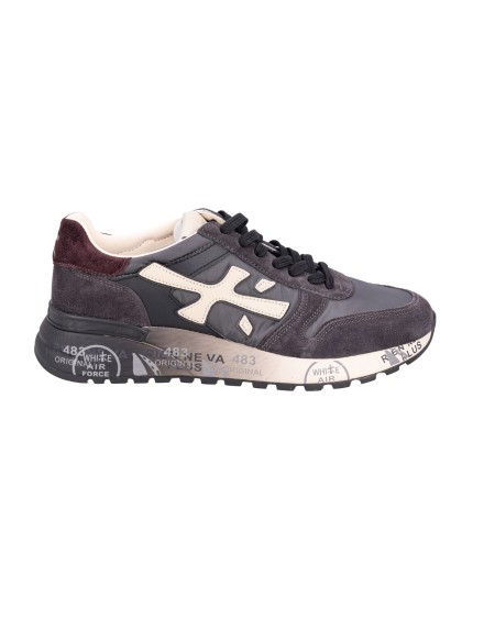 Shop PREMIATA  Scarpa: Premiata sneakers "Mick 6872".
Brand Logo.
Suola ergonomica.
Composizione tomaia: 45% Pelle di vitello 55% Poliammide.
Suola: 65% EVA 5% TPU (PLASTIC MATERIAL) 30% RUBBER.
Made in Vietnam.. MICK 6872-G